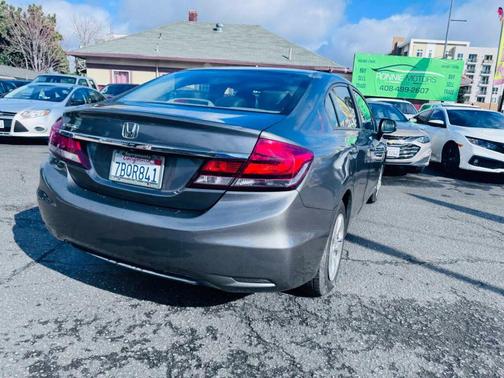 Polished Metal Metallic 2013 Honda Civic LX