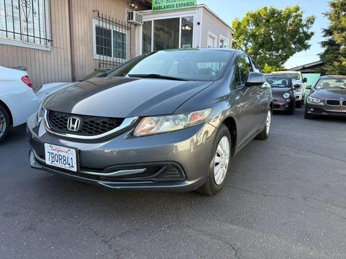 Polished Metal Metallic 2013 Honda Civic LX