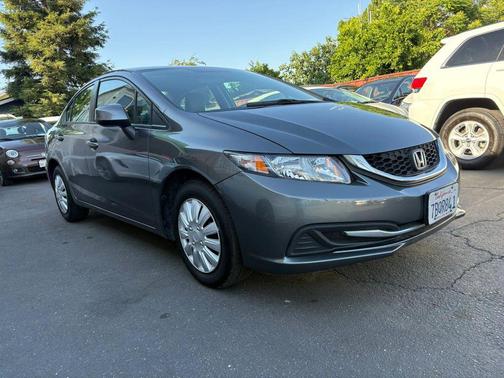Polished Metal Metallic 2013 Honda Civic LX
