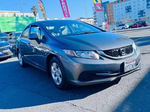 Polished Metal Metallic 2013 Honda Civic LX