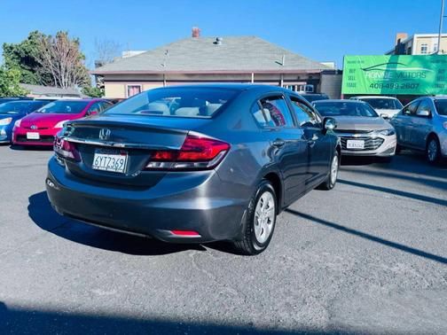 Polished Metal Metallic 2013 Honda Civic LX