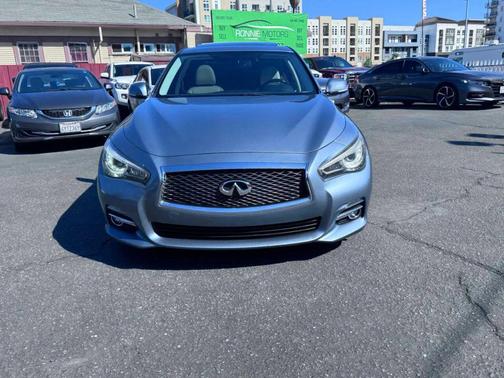Hagane Blue 2014 INFINITI Q50 Hybrid Premium