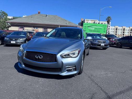 Hagane Blue 2014 INFINITI Q50 Hybrid Premium