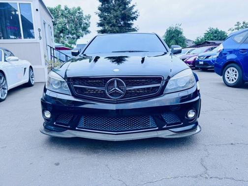 Black 2009 Mercedes-Benz C-Class C 63 AMG 4dr Sedan