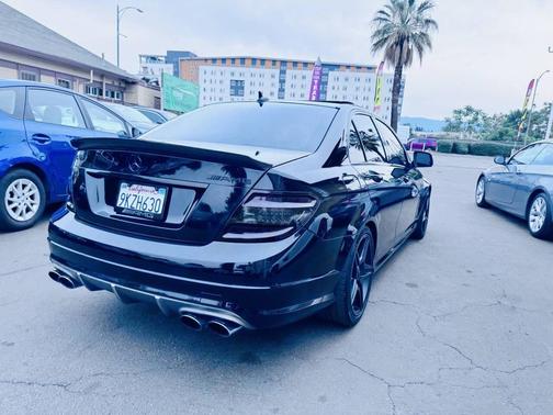 Black 2009 Mercedes-Benz C-Class C 63 AMG 4dr Sedan