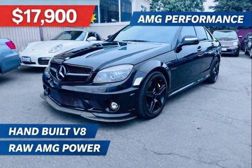 Black 2009 Mercedes-Benz C-Class C 63 AMG 4dr Sedan