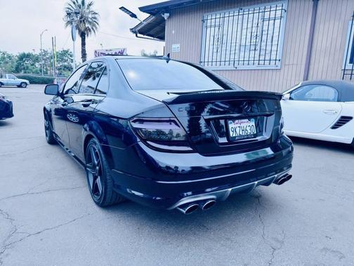 Black 2009 Mercedes-Benz C-Class C 63 AMG 4dr Sedan