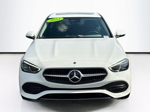 Polar White 2023 Mercedes-Benz C-Class Sedan