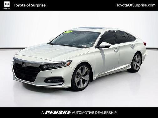 Platinum White 2018 Honda Accord Touring