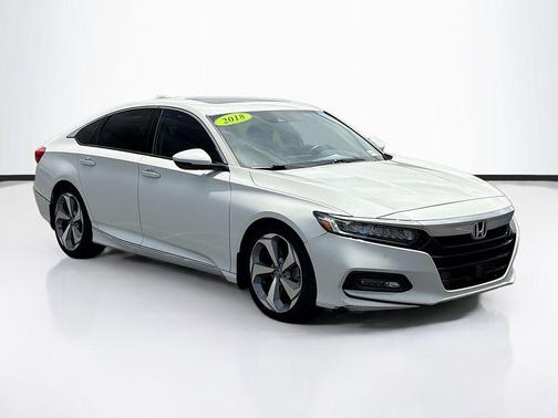 Platinum White 2018 Honda Accord Touring