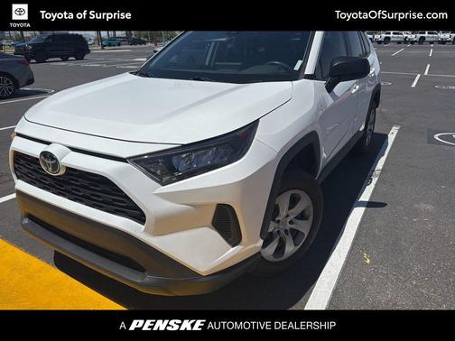 White 2022 Toyota RAV4 LE