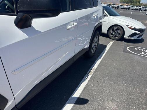 White 2022 Toyota RAV4 LE