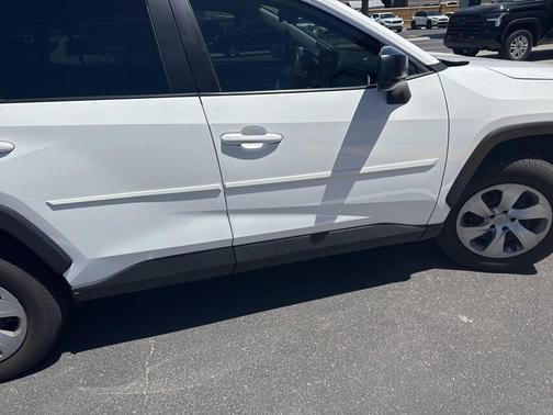 White 2022 Toyota RAV4 LE