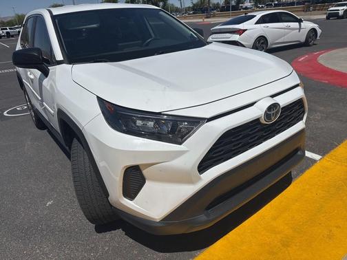 White 2022 Toyota RAV4 LE