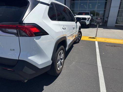White 2022 Toyota RAV4 LE