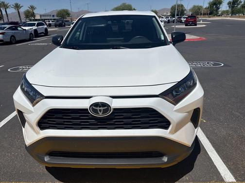 White 2022 Toyota RAV4 LE