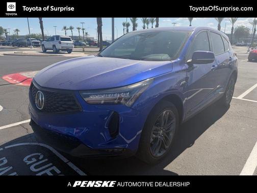 Apex Blue Pearl 2022 Acura RDX A-Spec Package