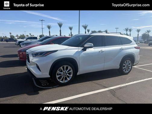 Wind Chill Pearl 2023 Toyota Highlander Hybrid Limited