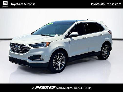 STAR WHITE 2020 Ford Edge Titanium