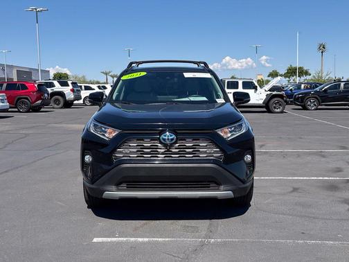 Midnight Black Metallic 2021 Toyota RAV4 Hybrid Limited
