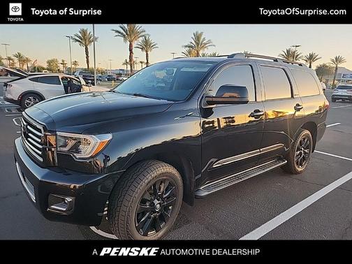 Midnight Black Metallic 2021 Toyota Sequoia Nightshade