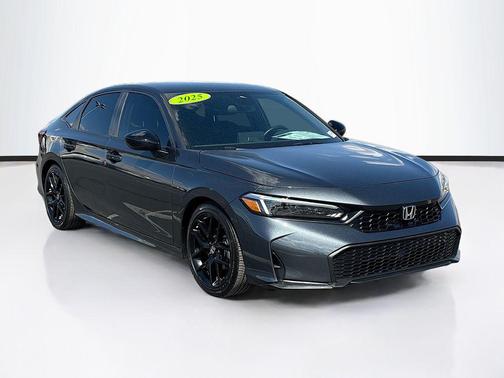 Gray Metallic 2025 Honda Civic Sport