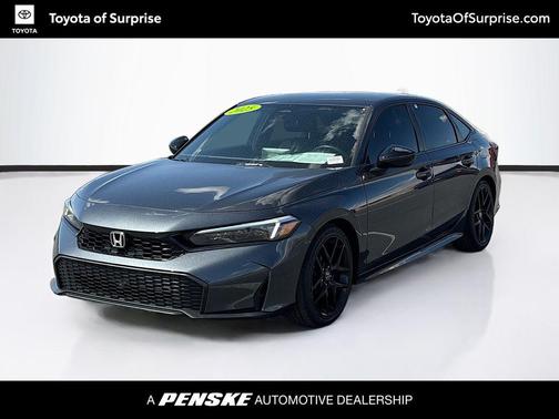 Gray Metallic 2025 Honda Civic Sport