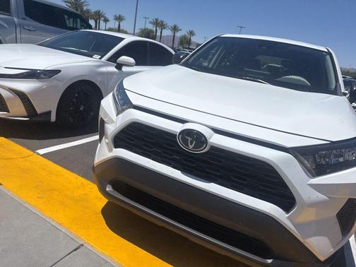 White 2022 Toyota RAV4 LE