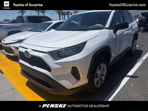 White 2022 Toyota RAV4 LE