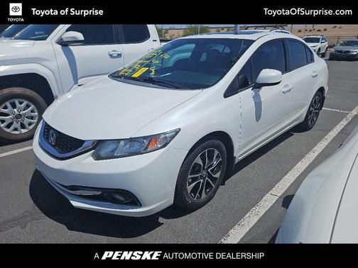 White Orchid 2013 Honda Civic EX-L