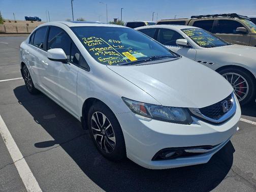 White Orchid 2013 Honda Civic EX-L