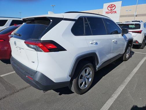 Super White 2021 Toyota RAV4 LE