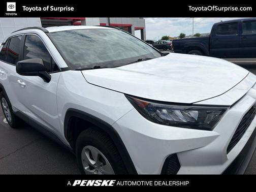Super White 2021 Toyota RAV4 LE