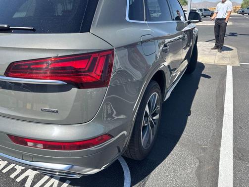 Silver Metallic 2023 Audi Q5 45 S line Premium Plus