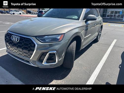 Silver Metallic 2023 Audi Q5 45 S line Premium Plus