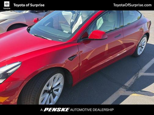 Red Multi-Coat 2022 Tesla Model 3 Long Range