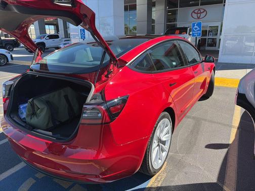 Red Multi-Coat 2022 Tesla Model 3 Long Range