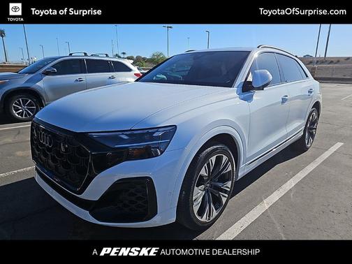 Glacier White Metallic 2025 Audi Q8 55 Premium Plus