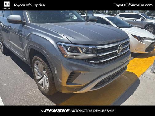 Platinum Gray Metallic 2021 Volkswagen Atlas SEL