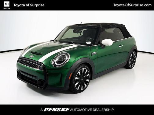 British Racing Green IV Metallic 2022 MINI Convertible Cooper S