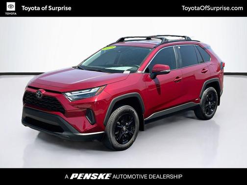 Ruby Flare Pearl 2025 Toyota RAV4 Hybrid XLE