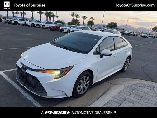 Super White 2020 Toyota Corolla LE