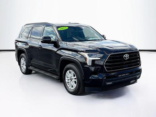 Midnight Black Metallic 2025 Toyota Sequoia SR5