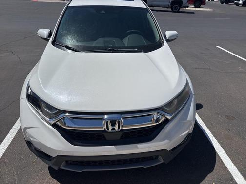 Platinum White Pearl 2019 Honda CR-V EX