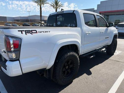 White 2022 Toyota Tacoma TRD Sport