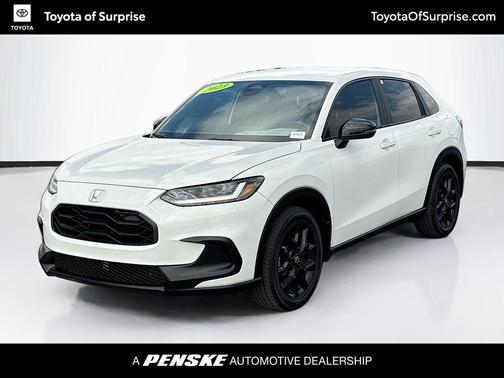 Platinum White Pearl 2023 Honda HR-V 2WD Sport