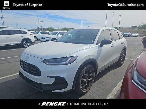 Platinum White Pearl 2023 Honda HR-V 2WD Sport