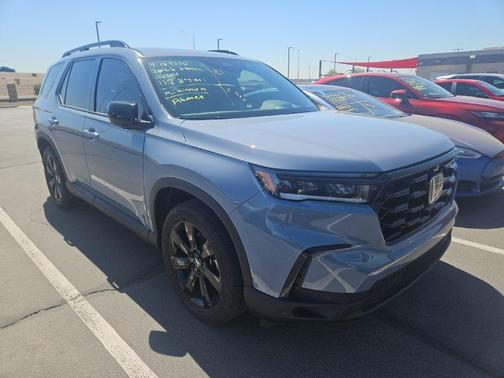 Lunar Silver Metallic 2025 Honda Pilot Black Edition