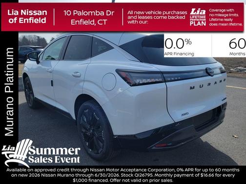 6 2026 Nissan Murano Platinum