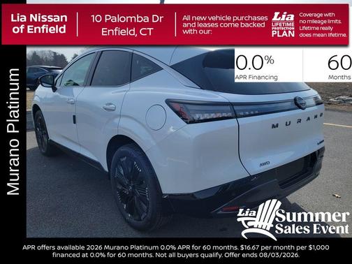 6 2026 Nissan Murano Platinum